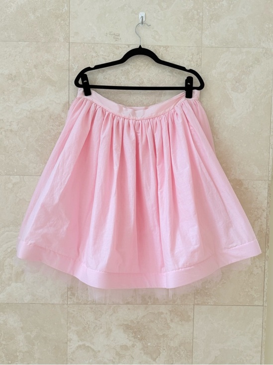 Liz Claiborne Dresses & Skirts - Liz Claiborne Pink A-Line Skirt with Tulle Layer Size 16 EUC